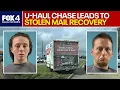 U-Haul truck chase ends with stolen mail recovery