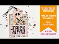 Shaker Ghost Bookmark Card with Free Printable Template