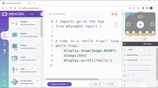 How to Add cyberbot Module to micro bit Python Editor V3 Project