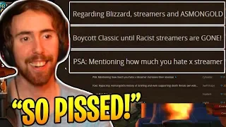 Asmongold Gets Called RACIST THREATENED On The Classic WoW Forums