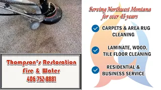 Carpet Cleaning in Kalispell MT Thompson s Restoration