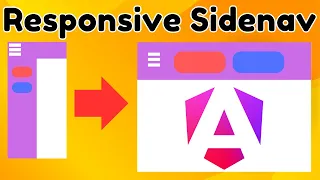 Responsive Sidenav Angular 17 example Angular Material 2024