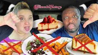 Trying CHEESECAKE FACTORY Items we ve AVOIDED