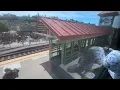 Riding on Northbound Local caltrain with my childhood stuffed animal from Menlo Park to SSF