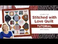 Download Lagu Stitched with Love: Make A Memory Quilt with Neckties, T-Shirts, Button-Ups, and Jeans