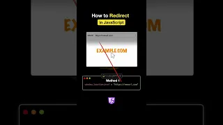 How to redirect in JavaScript