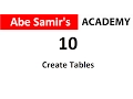 How to CREATE TABLES in Oracle Database