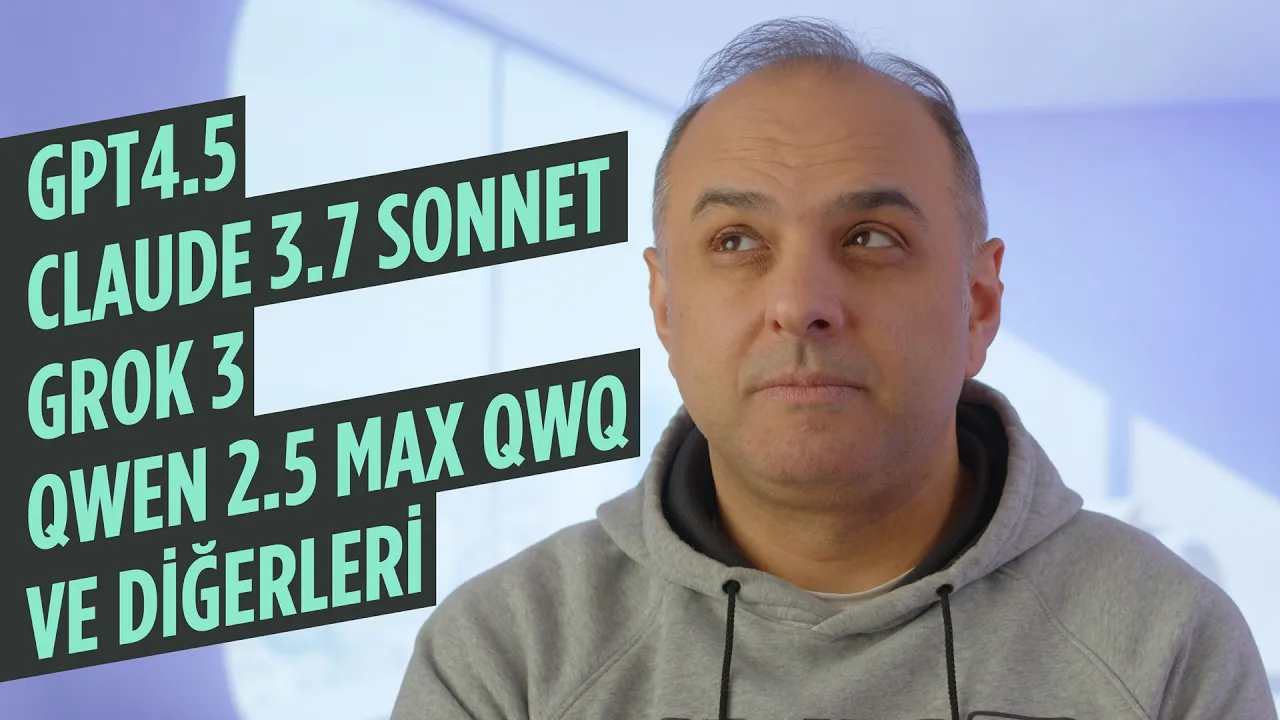 Outline Video 🏆 Claude 3.7 vs GPT4.5 vs Grok 3 vs Diğerleri: Hangi AI En Zeki, Hangisi Hayal Kırıklığı? 💥