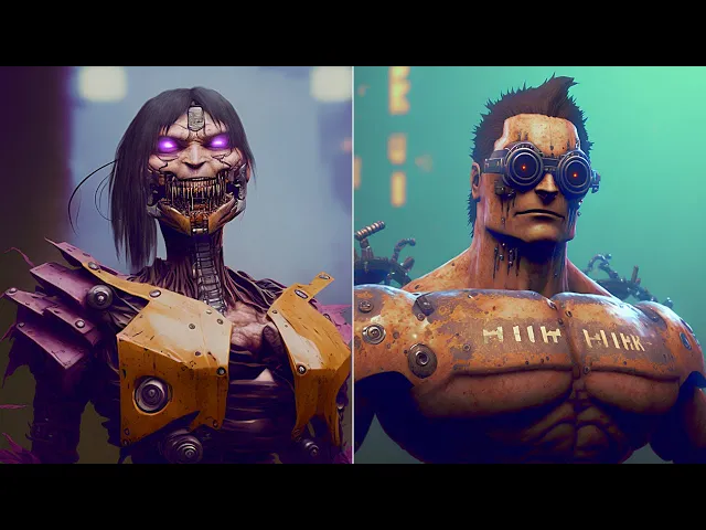 Mortal Kombat 11 Characters As Robots/Cybers