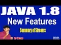 Java 1 8 New Features Summary of Streams Session - 35 by Durga Sir