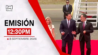 Emisión Noticias RCN 12:30 p.m. / martes 8 de septiembre de 2026