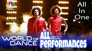 les twins world of dance all performances