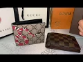 GUCCI vs LV WALLETS