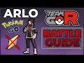 NO REVIVES NEEDED HOW TO DEFEAT ARLO TEAM GO ROCKET