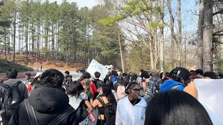 Collins Hill High School ICE Protest 2026