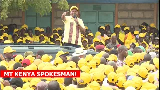 Listen to what DP Kindiki said today in Tharaka Nithi after Kikuyu elders endorsed him as spokesman🔥