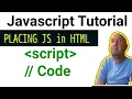 Where Should My JavaScript Code Live in HTML File