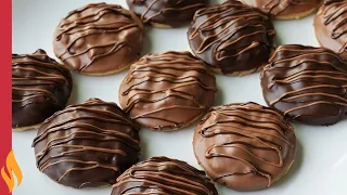 Fındıklı Çikolatalı Kurabiye 🍫🍪 Pastane Lezzetinde Kurabiye Tarifi 😋