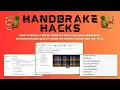 HANDBRAKE HACK - How to quickly batch process files using scripts and sendto folder