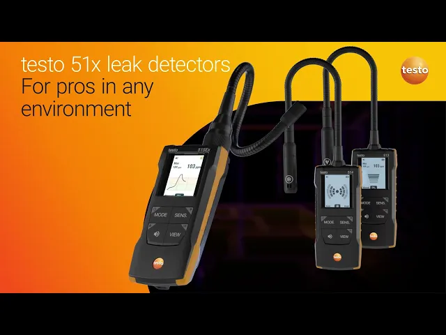 testo 51x Gas Leak Detector Range