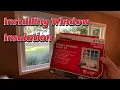 Lagu How to install window insulation kit.