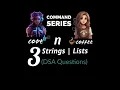 DSA Problem 3 Strings Lists