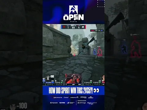2vs5? No problem for Team Spirit 😎