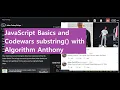 JavaScript Basics and Codewars Jaden Smith Case Algorithm