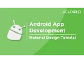 Android Material Design Tutorial Android Material Design Training Material Design Tutorial