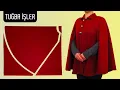 Download Lagu Very Easy Round Poncho Cutting and Sewing (Many Sewing Tips) | Tuğba İşler
