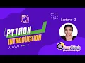 InfyTQ Series from Eazy Btech Python Introduction part-2 Lecture-2