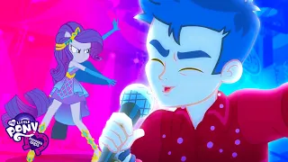 just here to cheer you on my little pony equestria girls my little pony official channel