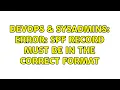 DevOps SysAdmins Error SPF record must be in the correct format