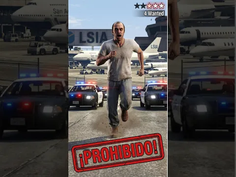 ✈️ ¿Por qué Trevor TIENE PROHIBIDO entrar al aeropuerto en GTA V? 🚫 #gta5