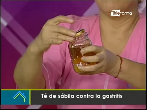 Té de sábila contra la gastritis