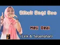 Sikok Bagi Duo || Viral tik tok || by Meli Dedi || Lirik \u0026 Terjemahan