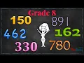 How to find ALL the factors of ANY number FAST by Prime Factorization different primes Gr 8