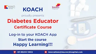 Diabetes Educator Certificate Course DECC Promo - KOACH