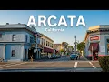 Arcata California Walk G Street Downtown in 4K Fujifilm X-H2 10-22mm