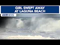 Girl swept off California beach by high surf