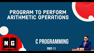 program to perform the arithmetic operations in c arithmetic operations in c Part-11