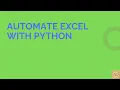 23 Python Excel Automation Calculate Averages and Update Sheets
