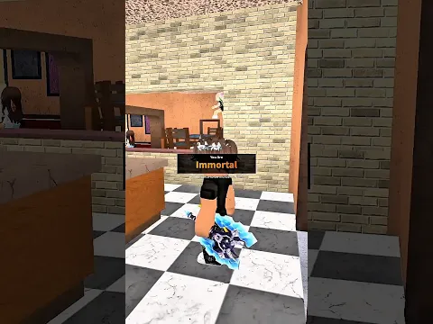 Immortal role in mm2 😱 #roblox #mm2 #murdermystery2 #robloxshorts