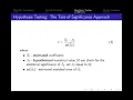 3 4 Two-Variable Regression Hypothesis testing practicalities