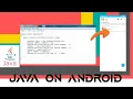 How to run Java in Android device AIDE Beast Harshil