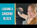 How to Put Sandpaper onto a 3M Sanding Block It s easy