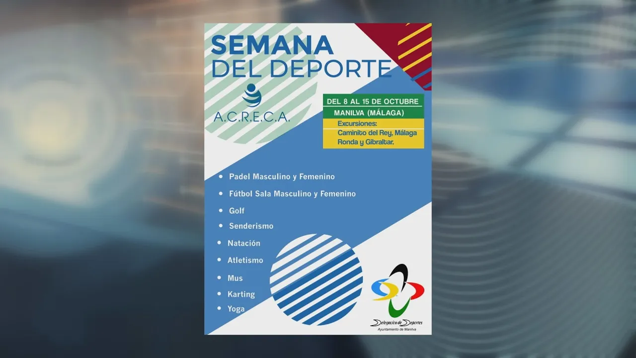 ACRECA volverá a celebrar la Semana del Deporte en Manilva