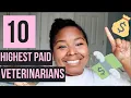 HIGHEST PAID CAREERS IN VET MED DIFFERENT TYPES OF VETERINARIANS