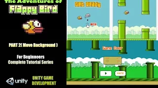 Flappy Bird Clone Game Tutorial For Begineers In Unity 5 Part 2 Move Background