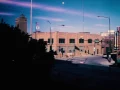 Night falls at the Beacon News